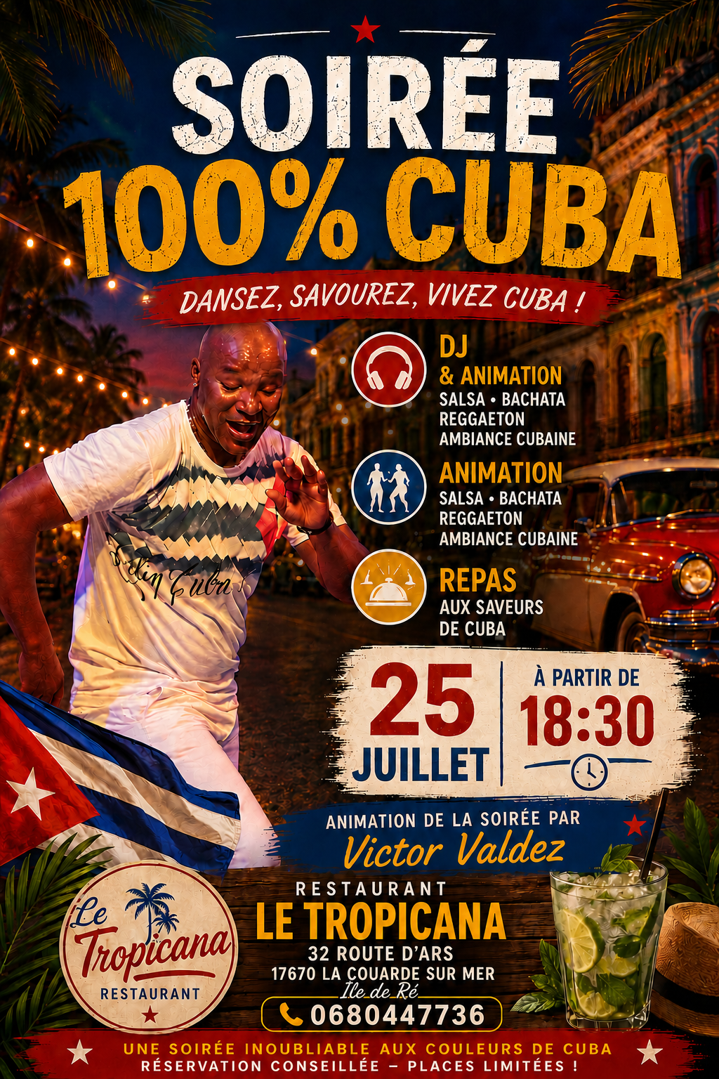 Soirée 100% Cuba au Tropicana