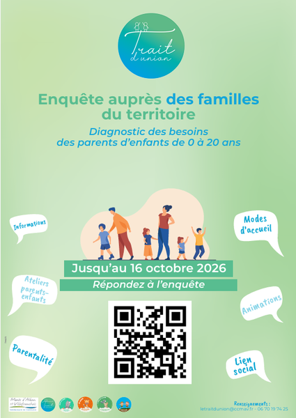 Enquête auprès des familles du territoire CCMAV