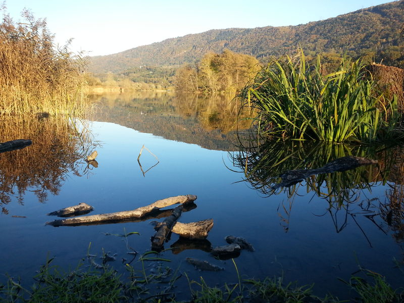 Vue sur le lac de Ste Hélène