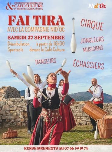 Spectacle Art de rue - Cie Nid'oc 