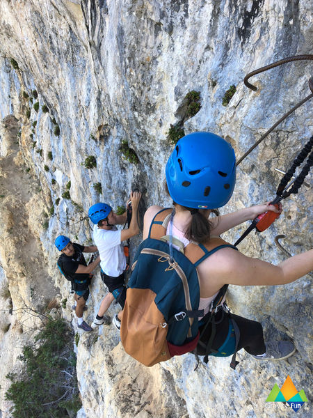 Via ferrata Guiguette, Ain