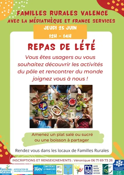 Repas de l'été - France Services Val81