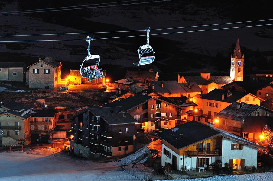 Ski de nuit à Val Cenis