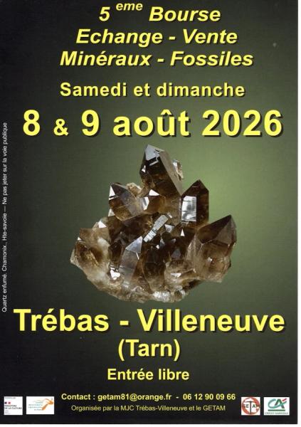 Bourse de vente et d'échange de minéraux et fossiles