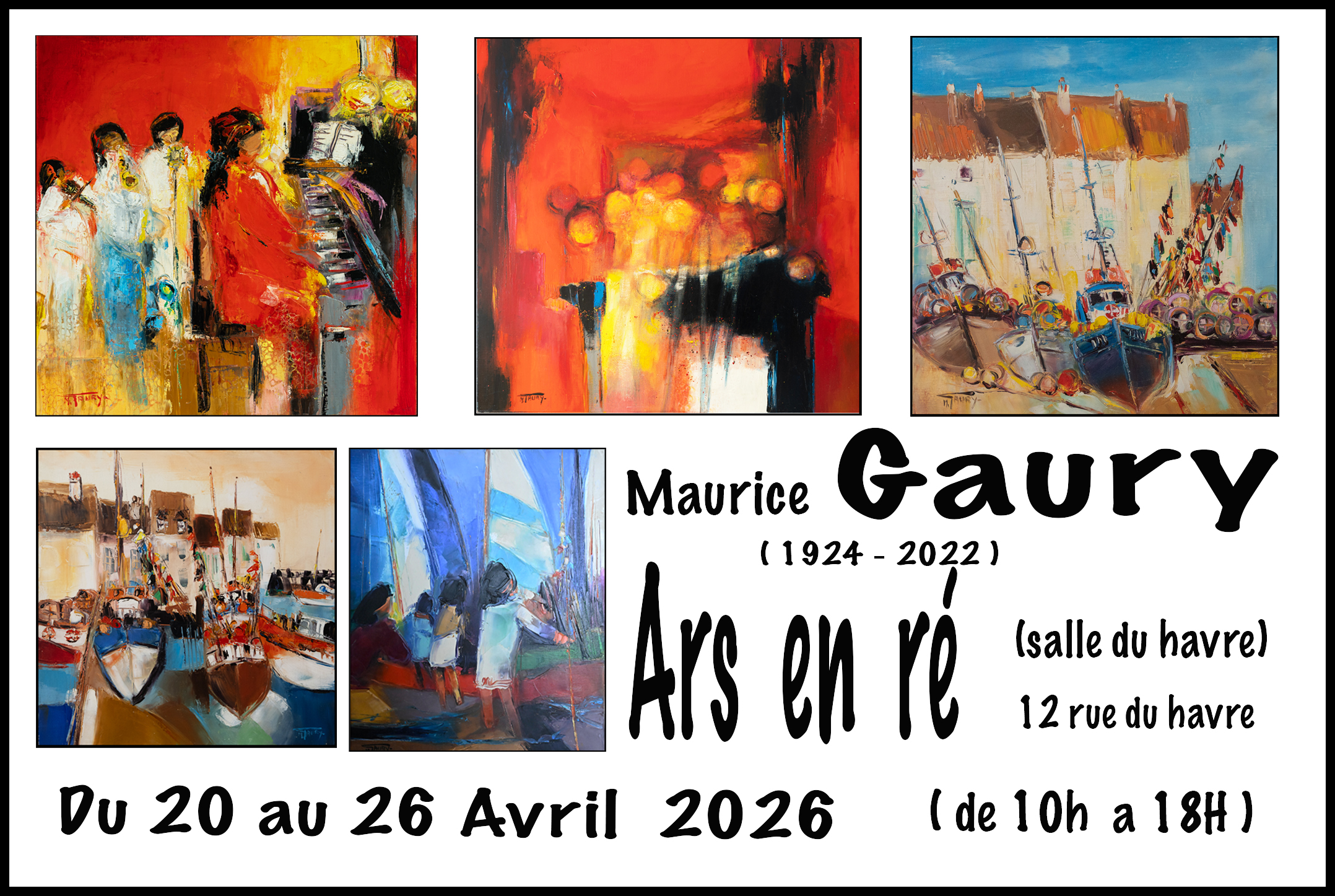Exposition Maurice Gaury - Peintures