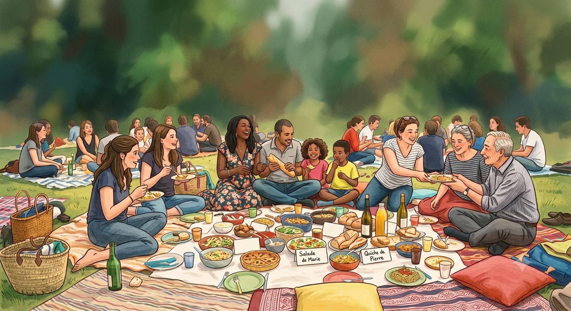 Soirée guinguette avec pique-nique participatif