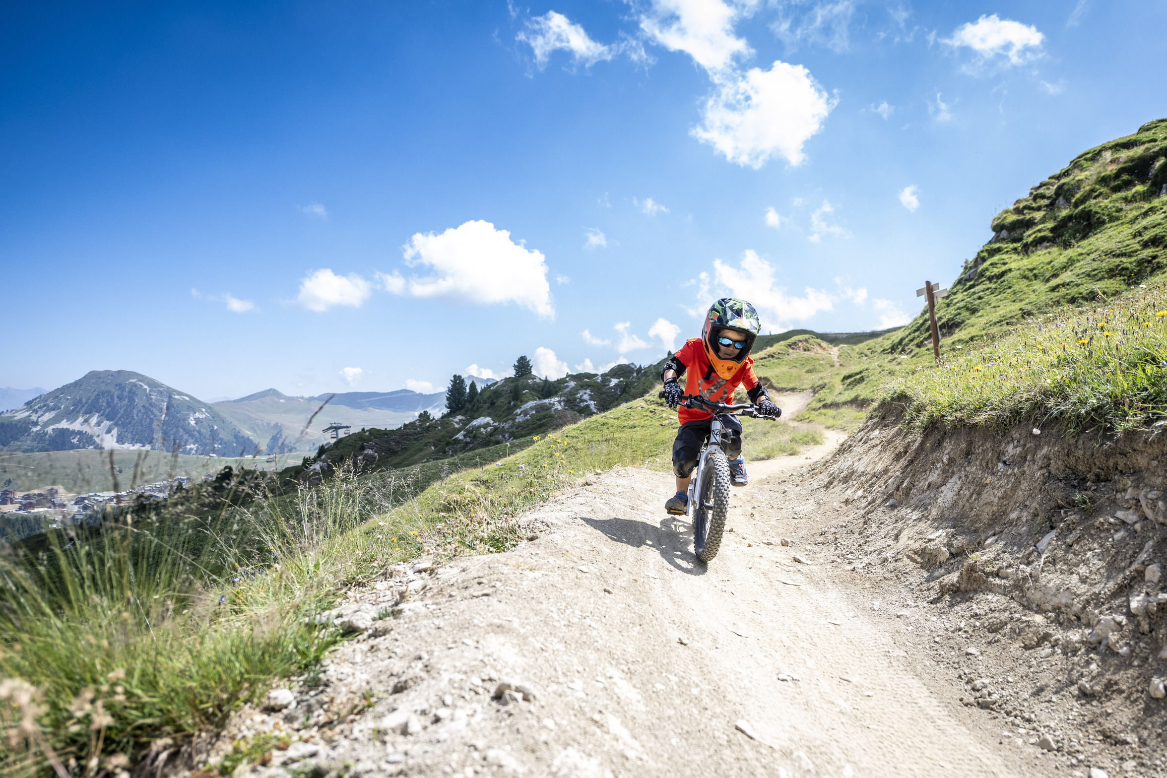 Descente sur le Bike Park