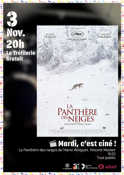 Mardi c'est ciné - La panthère des neiges
