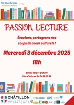 Passion lecture et coups de cœur culturels