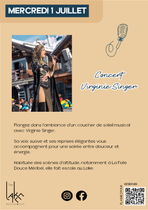 Concert avec Virginie Singer au restaurant The Lake_Trept