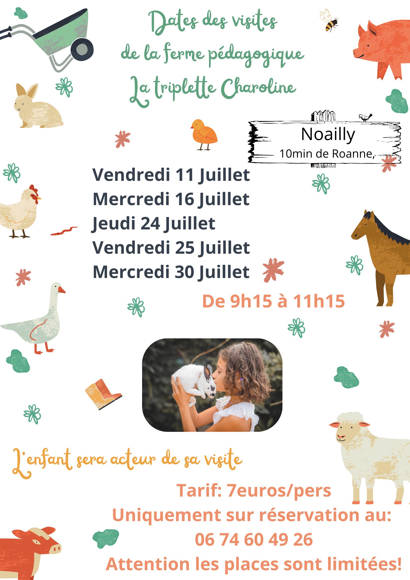 Visite de la ferme pédagogique_Noailly
