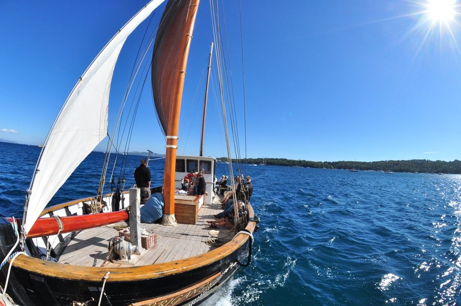 Sortie en mer Le brigantin Hyères Porquerolles