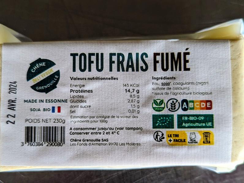 Tofu Chêne Grenouille