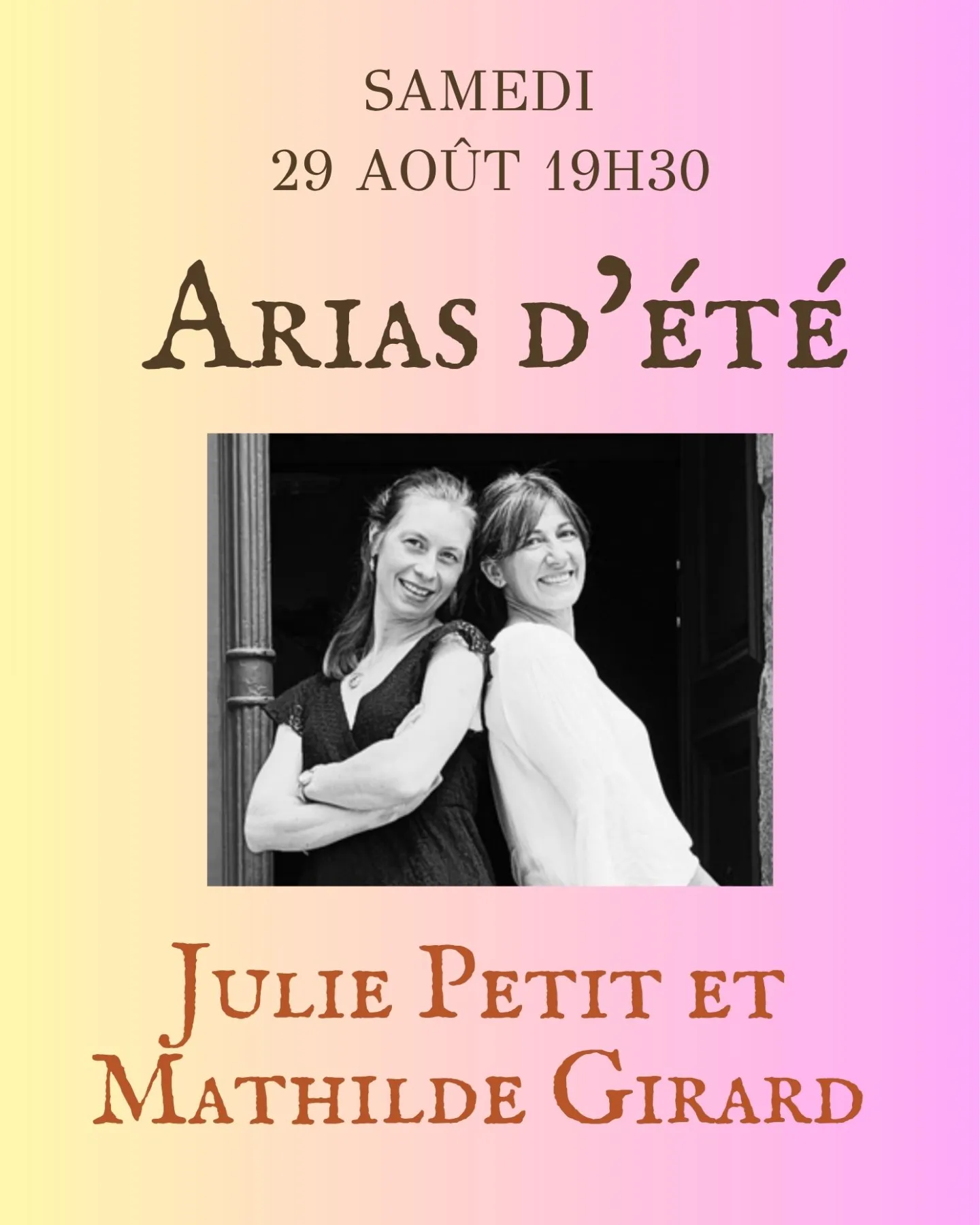 "Arias d'été" - Les Musicales de Rosières