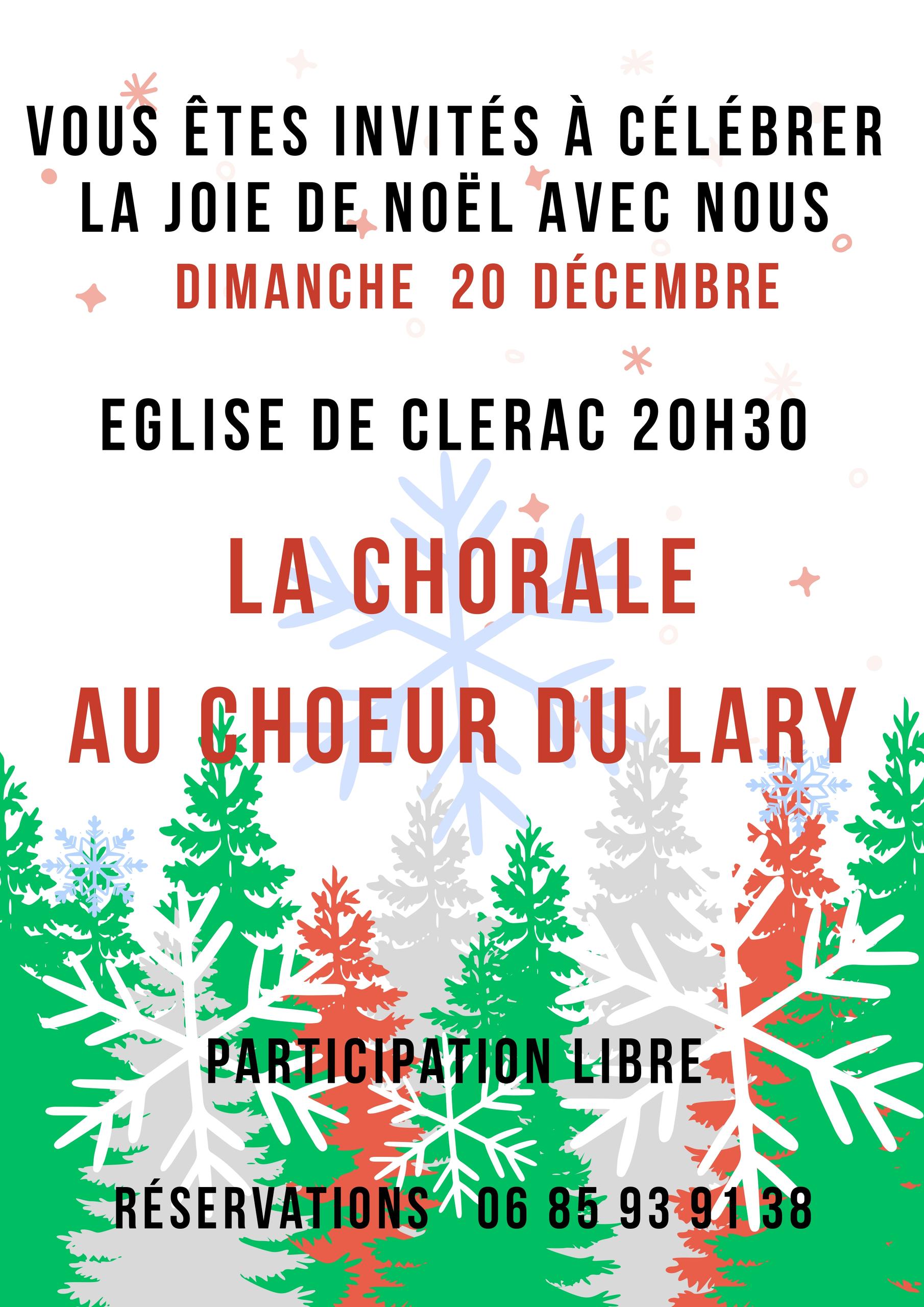 Concert de la chorale "Au choeur du Lary"