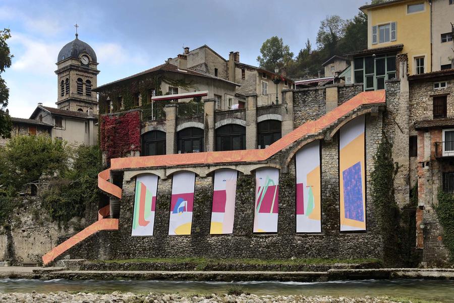 Intallation picturale de Julie Digard