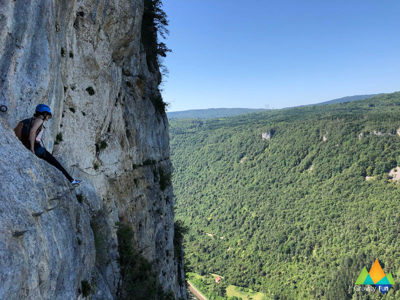 Via ferrata Guiguette, Ain