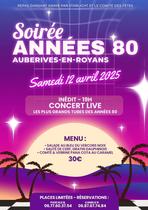 Soirée années 80_Auberives-en-Royans