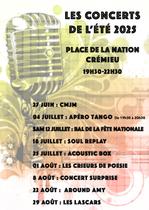 Concerts de l'été place de la Nation à Crémieu - Balcons du Dauphiné