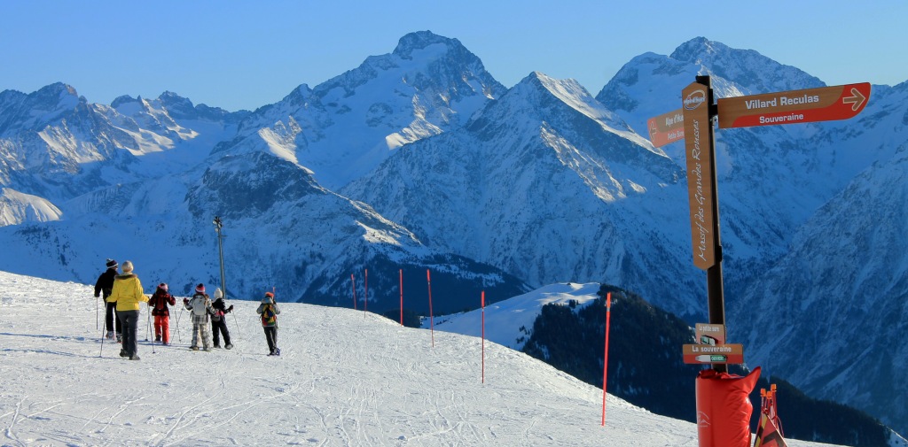 Balade en raquette autour de Villard Reculas