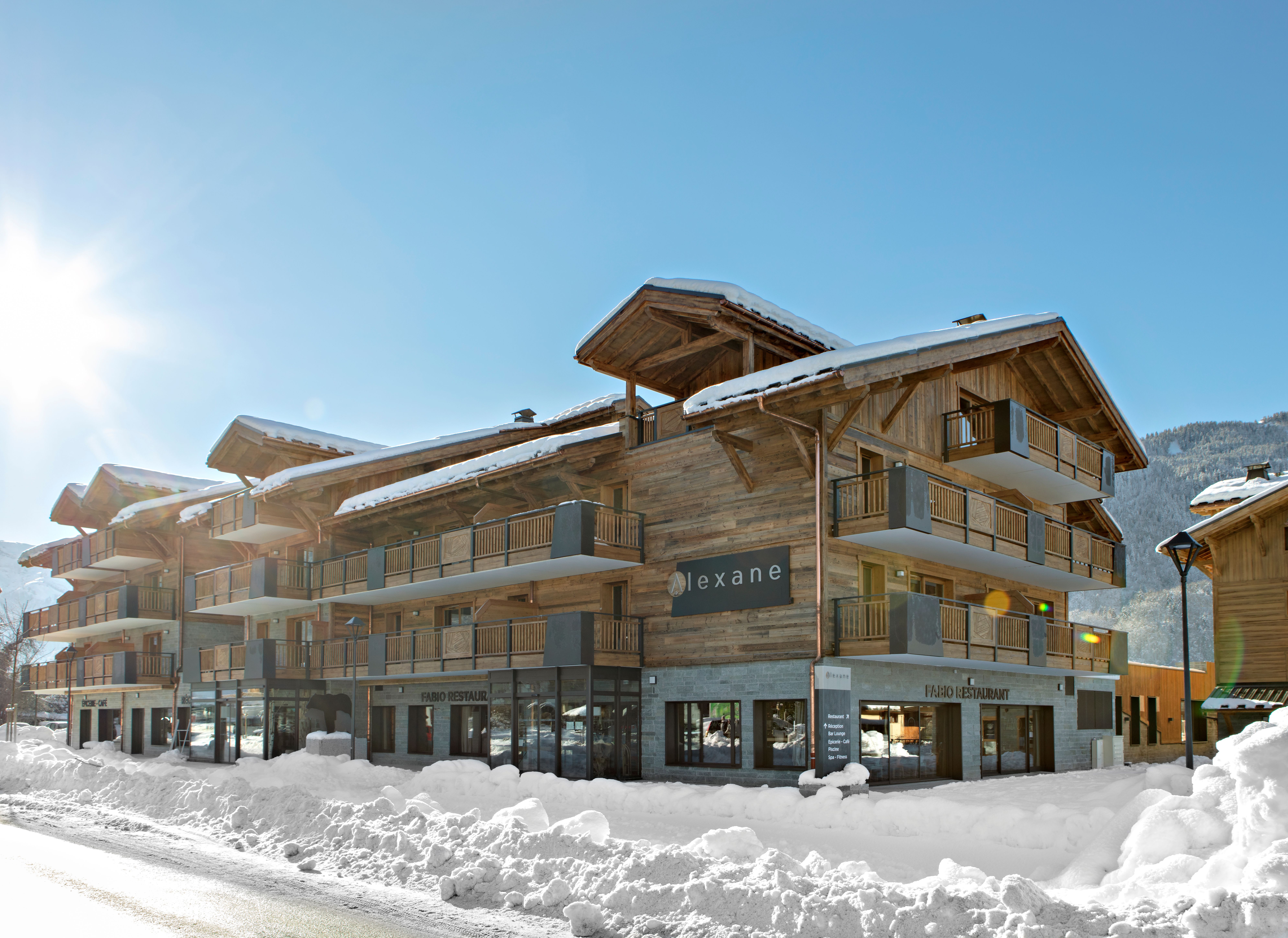 Vue exterieur hiver