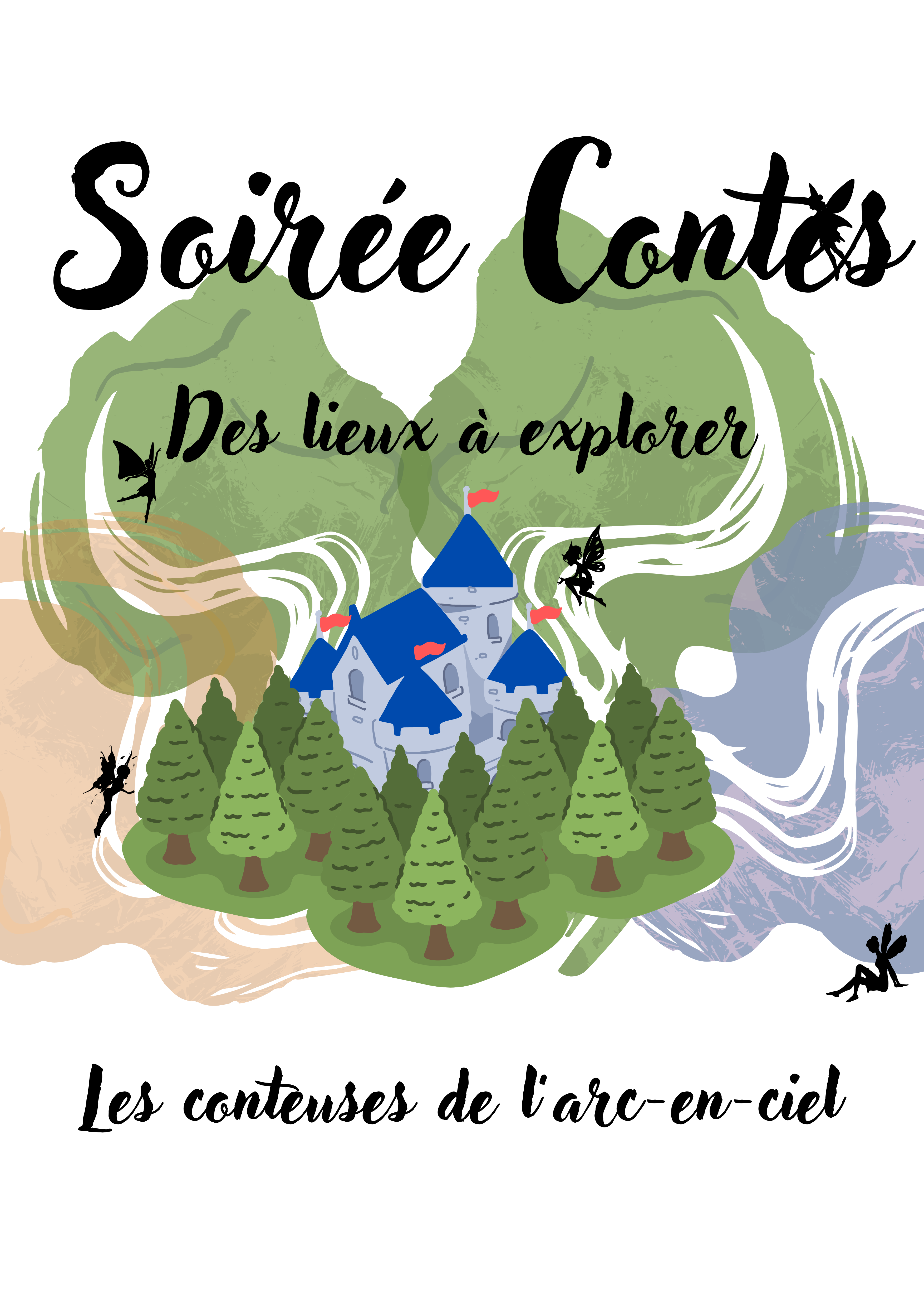 Affiche soirée contes