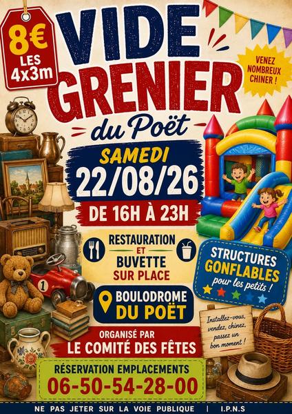 Vide greniers semi-nocturne