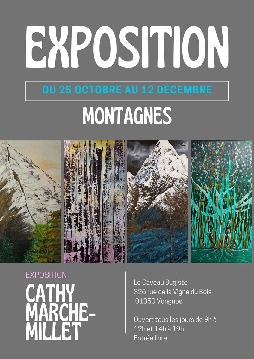 Exposition de Cathy Marche Millet