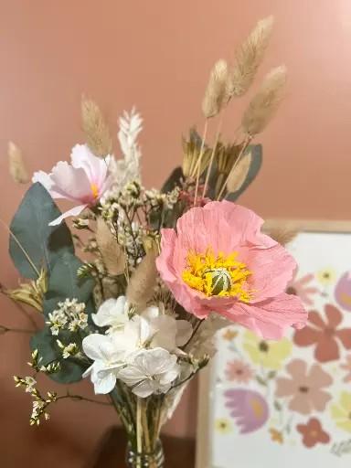 Bouquet de fleurs séchées