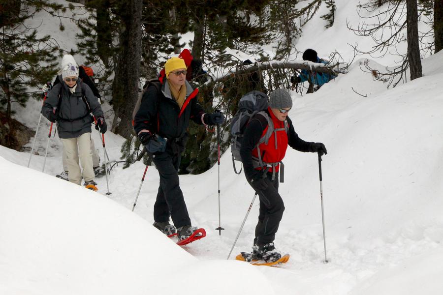 Week-end de Pâques à raquette dans la vallée d'Izoard - Fugues en Montagne_Cervières - © Fugues en Montagne