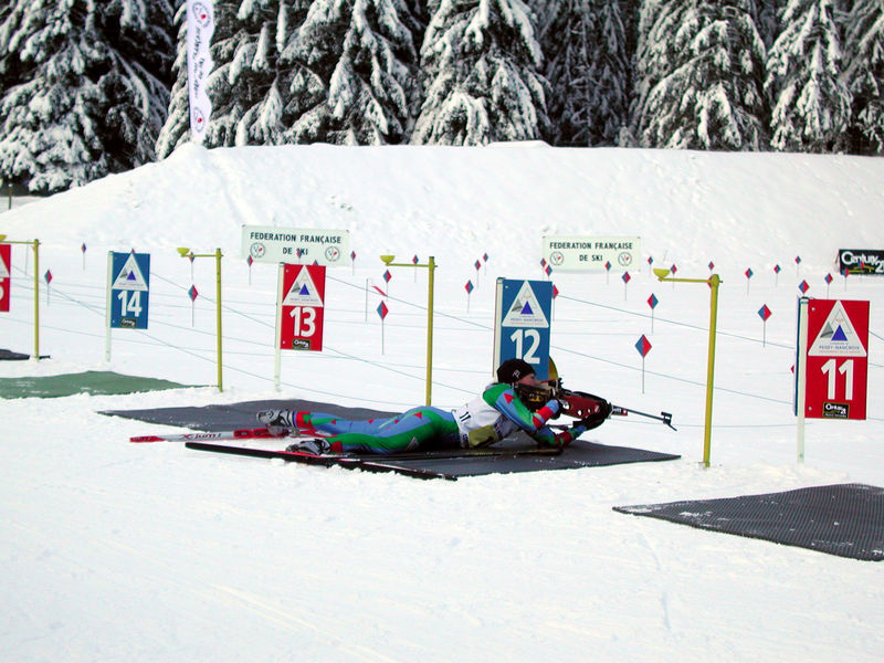 Pas de tir de biathlon 2