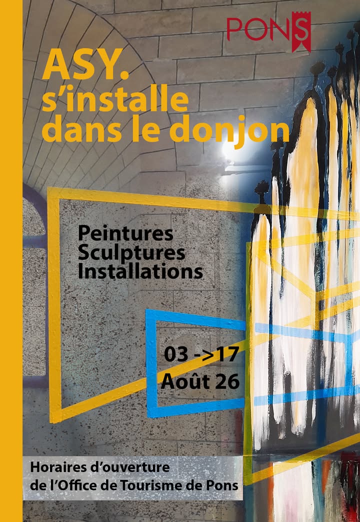 ASY. s'installe au Donjon - Sculptures, peintures, installations