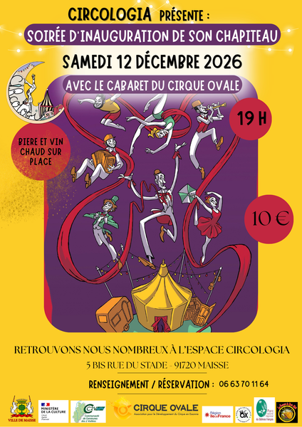 Soiru00e9e d'inauguration du Chapiteau Circologia u00e0 Maisse_Maisse