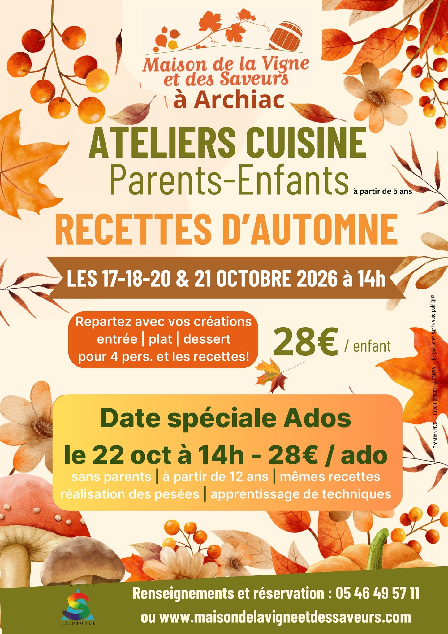 Atelier cuisine 