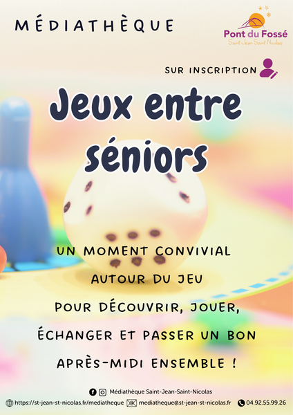 Après-midi jeux entre séniors