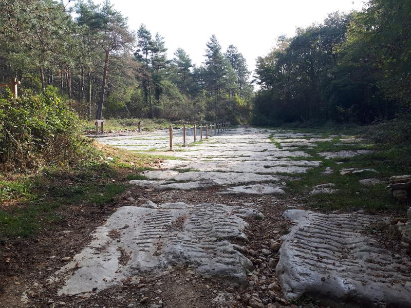 Les empreintes de dinosaures de Villette