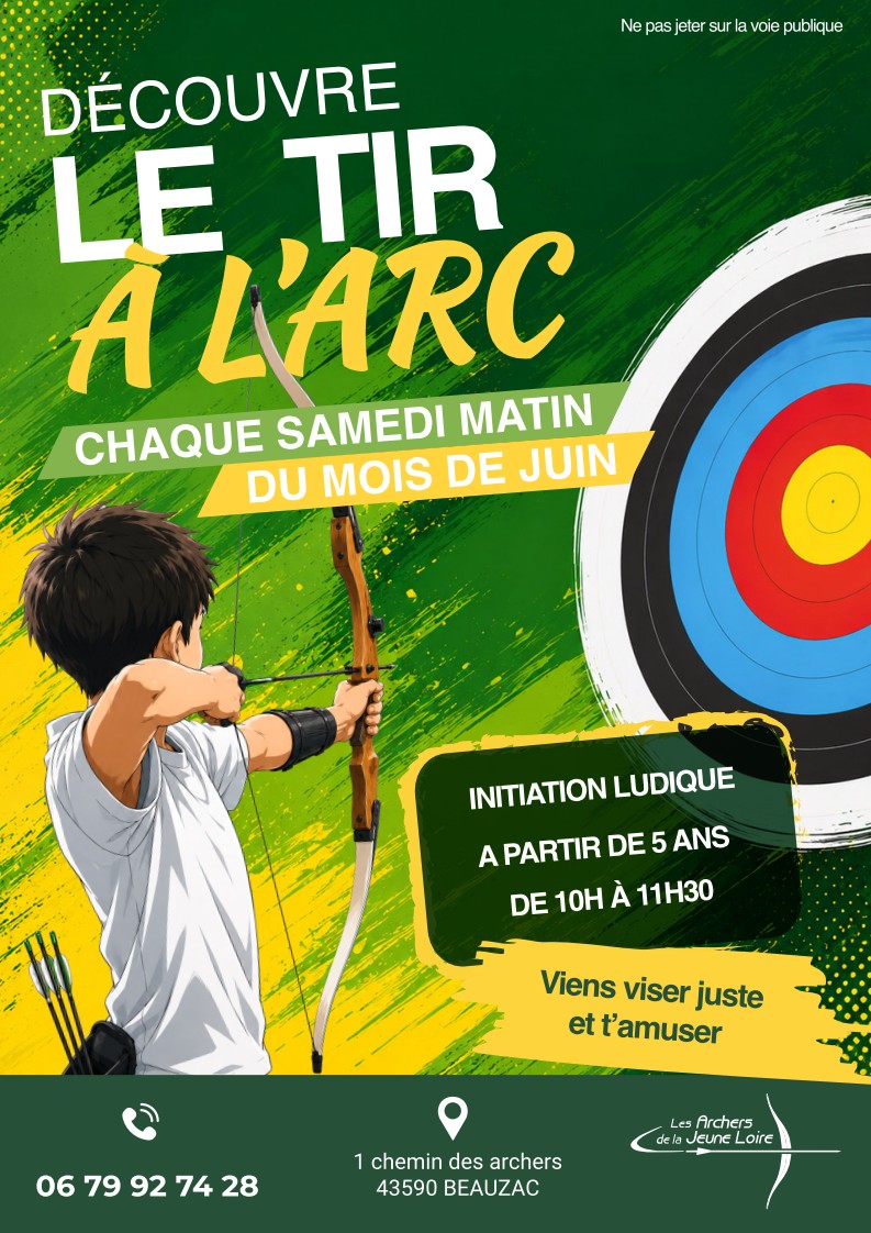 Découvre le tir à l'arc