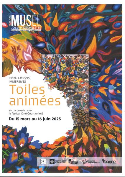 Festival Ciné-court Exposition -Toiles animées._Roanne