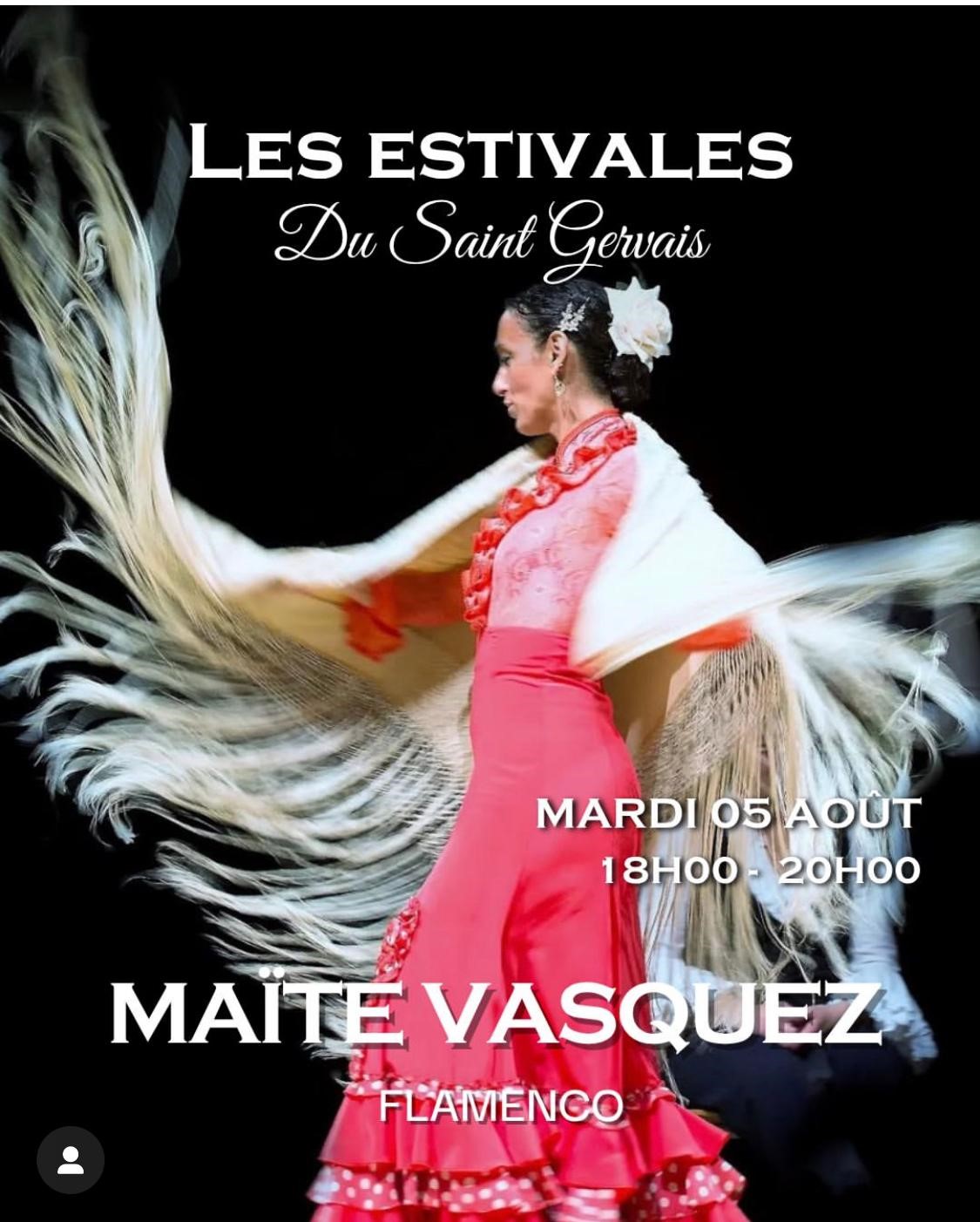 Les Estivales du Saint-Gervais - Concert Maité Vasquez
