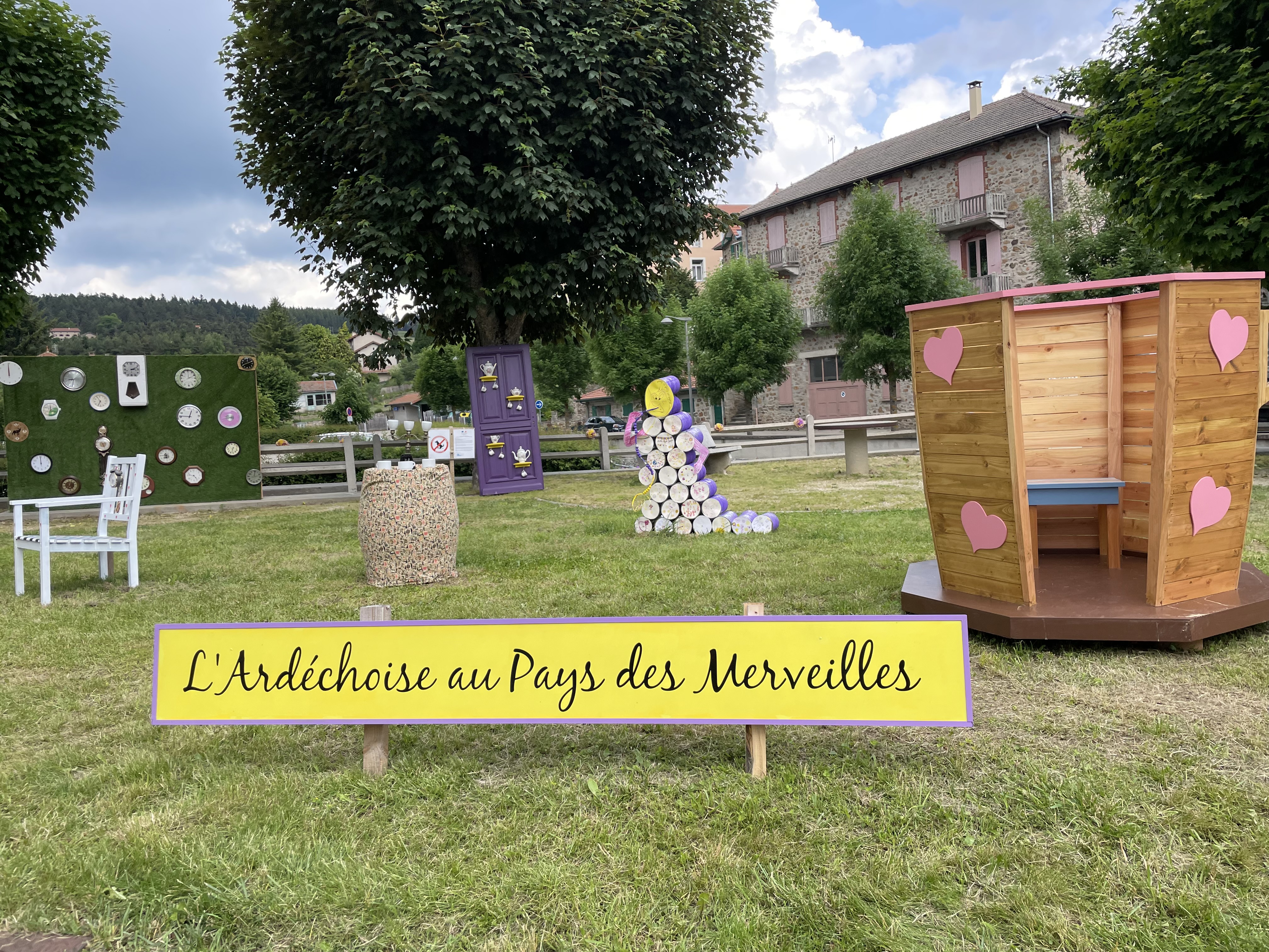 Passage de l'Ardéchoise : parcours Ardèche Verte