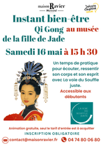 Instants bien-être à la Maison Ravier : Qi Gong de la fille de Jade_Morestel