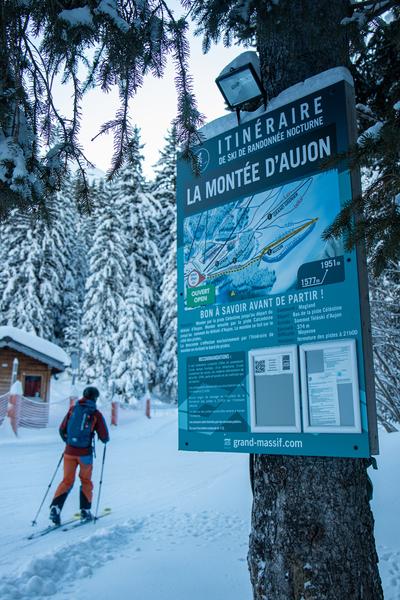 Itinéraire de ski de randonnée Au fil de l'Aup