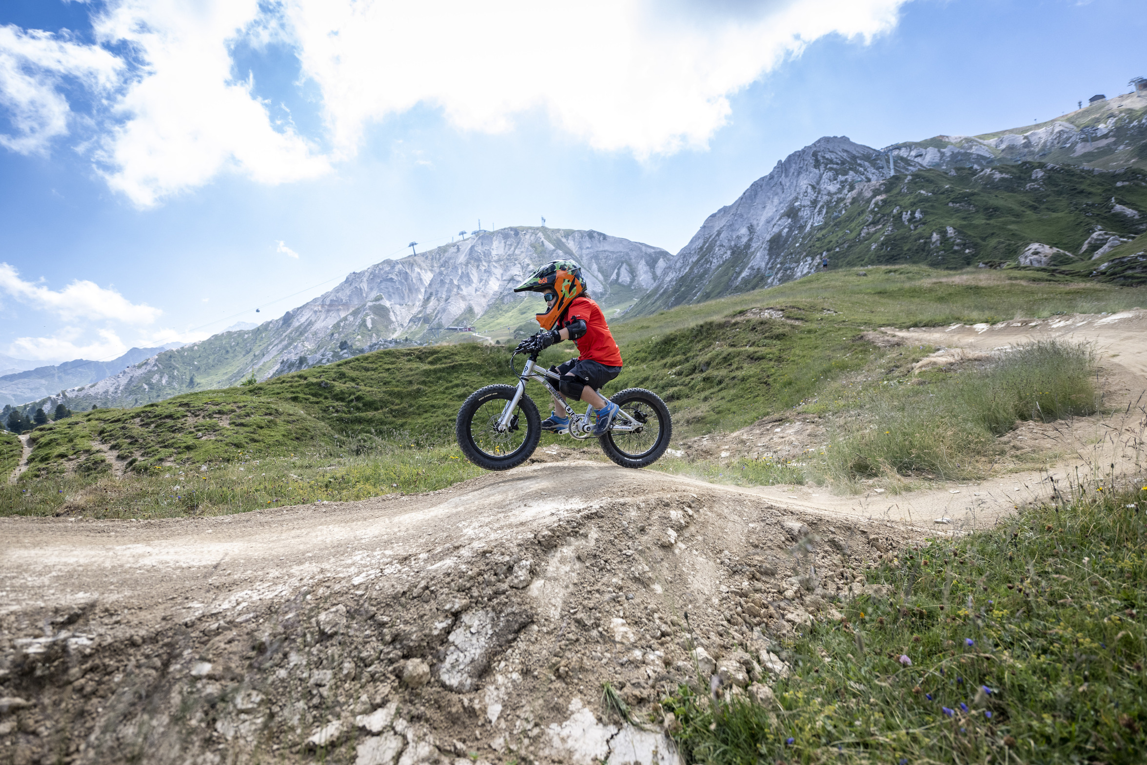 Descente sur le Bike Park