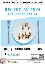 Dîner concert & soirée dansante Big Som au Foin_Saint-Laurent-du-Pont