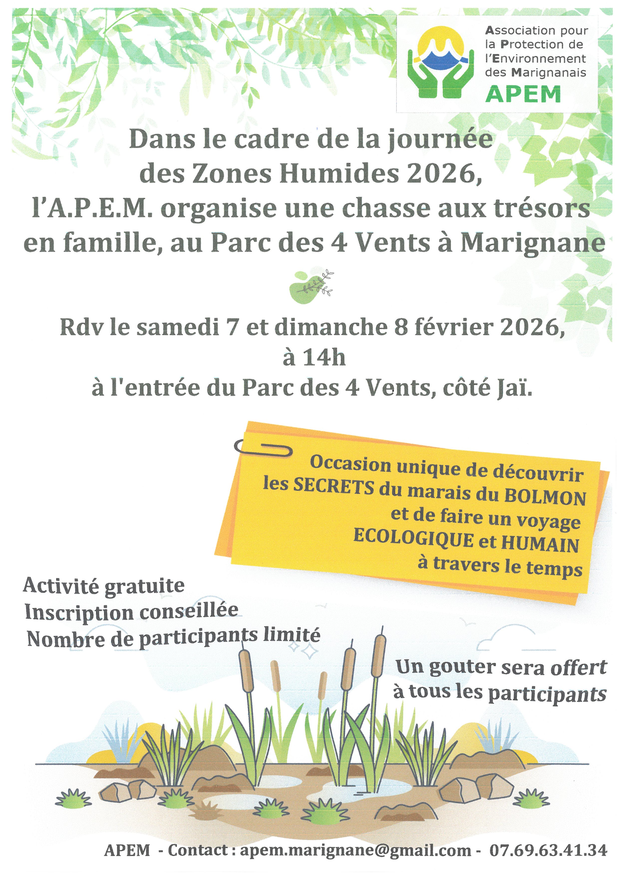 Balade : A la découverte des secrets cachés du parc des "Quatre vents"