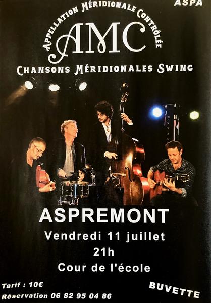 Concert AMC Chansons Méridionales Swing_Aspremont