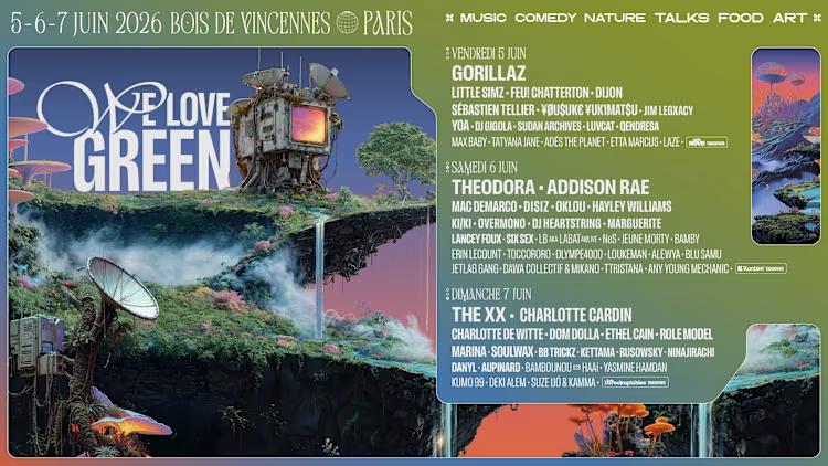 Programmation We Love Green 2026 