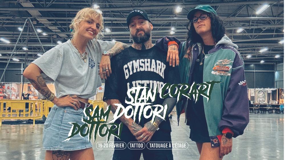 GUEST TATTOO • Sam Dottori x Stan Dottori x Corart_Les Gets