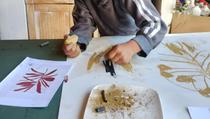 Atelier dessin pour les enfants à Brangues : Printemps, pousser-tracer le sensi…