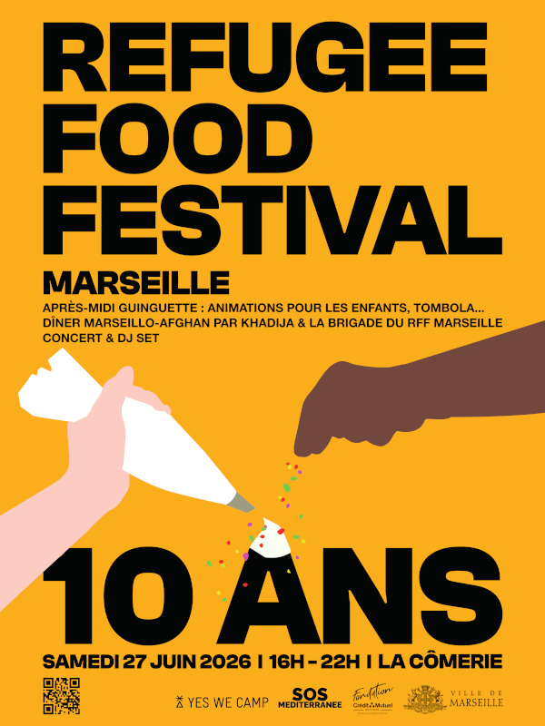 Fête des dix ans du Refugee Food Festival à Marseille